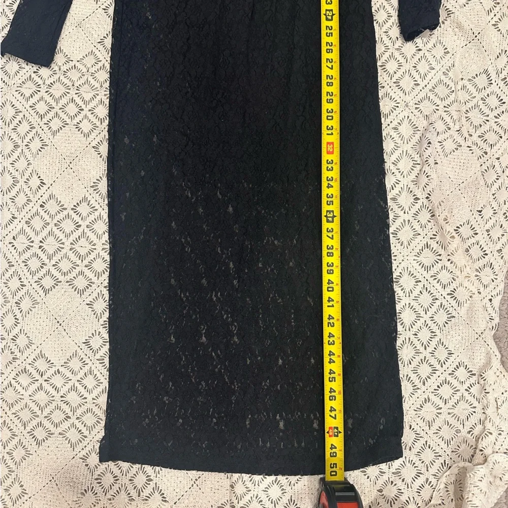 Women's Long-Sleeve Lace Maxi Dress | Abercrombie I SZ XS